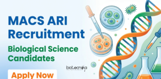 Research Jobs at ARI Pune for Biological Sciences Graduates. Apply for Project Position & Build a Strong Career in Life Science.