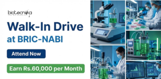 NABI Recruitment 2026 Announces Walk-In Interviews for Research Jobs, Offering Excellent Biotechnology Career Opportunities.