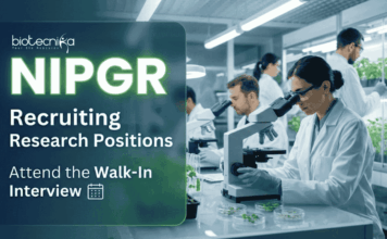Govt Research Job Vacancies | Attend the Walk-In Interview at NIPGR BRIC-NIPGR Recruitment announced Walk-In Interview. Apply for Exciting Research Jobs and advance your Career in Life Sciences.