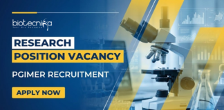 PGIMER Recruitment 2026 Announces Research Scientist Jobs under ICMR projects. Apply Now to Build a Strong Life Science Career.
