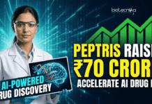 Peptris Raises ₹70 Crore to Accelerate AI-Powered Drug Discovery Peptris raises ₹70 crore in Series A to scale its AI-powered Drug Discovery platform and Advance programs toward Clinical Development.
