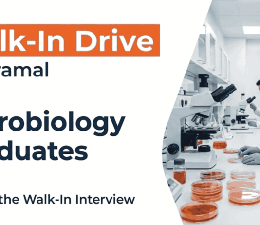 Attend the Walk-In Interview at Piramal for MSc Microbiology Jobs MSc Microbiology Jobs at Piramal Pharma. Apply for Quality Control Jobs via Walk-in Drive 2026 in Mahad, Maharashtra.