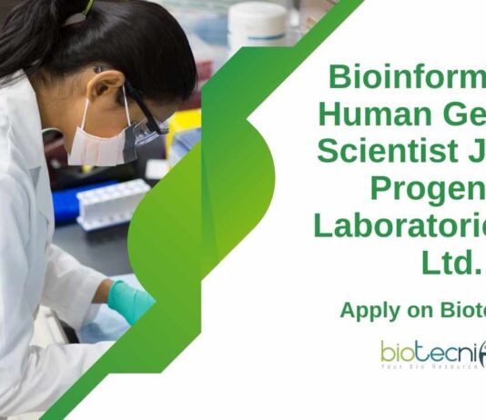 Bioinformatics Scientist Job Openings at Progenics Laboratories Pvt. Ltd., Apply on Biotecnika