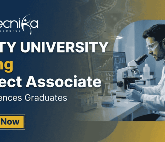 Project Associate Jobs Amity University Recruitment bioinformatics research