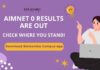 AIMNET 0 Results Are Out – Check Where You Stand! AIMNET 0 Results Are Out – Check Where You Stand!