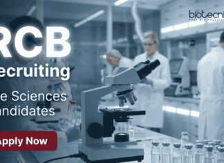 Govt Life Sciences Jobs | Apply Online for Project Associate Jobs at RCB | Earn Upto Rs. 48,000/- PM RCB Recruitment 2026 announced Project Associate Jobs offering an excellent Career in Life Sciences under DBT Biosafety Support Unit project.