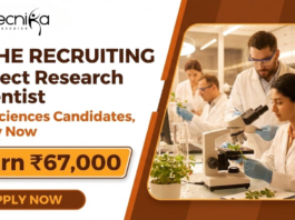 Scientist Job at MAHE. Life Sciences Candidates, Apply Now For Project Research Scientist Role, and Earn ₹67,000.