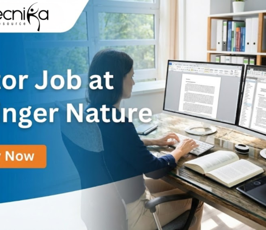 Editor Job at Springer Nature. Molecular Biology, Cell Biology, or related Life Sciences Candidates, Apply Now.