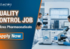 Quality Control Job at Teva Pharmaceuticals. Microbiology & Biotechnology Candidates, Apply Now. Job in Goa.