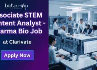 Content Analyst Job at Clarivate. Biotechnology, Biochemistry, Microbiology, or Molecular Biology Candidates, Apply Now.