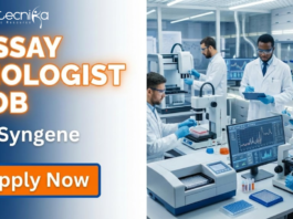 Life Sciences Job at Syngene International. Masters Candidates, Apply Now For Assay Biologist Role in Bangalore.