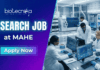 Research Job at MAHE. Life Sciences Candidates, Apply Now and Earn ₹56,000 per month. ICMR Project on Sepsis & Coagulopathy.