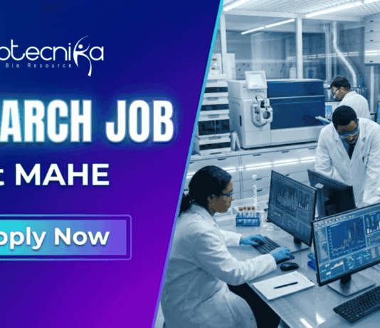 Research Job at MAHE. Life Sciences Candidates, Apply Now and Earn ₹56,000 per month. ICMR Project on Sepsis & Coagulopathy.