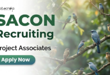 Govt Project Associate Jobs at SACON | Apply Now for Careers in Widlife Biology & Zoology Apply for Project Associate Jobs under SACON Recruitment 2026. Build your Career in Zoology through Wildlife Conservation Research Projects.