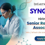 Research Jobs at Syngene Careers – Senior Research Associate Bangalore