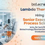 Senior Executive Jobs at Lambda Careers – Process Sciences Ahmedabad