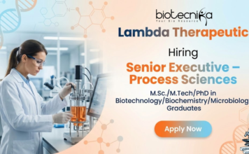Senior Executive Jobs at Lambda | Process Sciences Role | Life Sciences Jobs Senior Executive Jobs at Lambda Careers – Process Sciences Ahmedabad