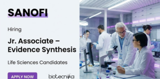 Apply for Associate Jobs at Sanofi. Explore Life Science Jobs in Hyderabad with Global Exposure in Pharmaceutical Evidence Synthesis.
