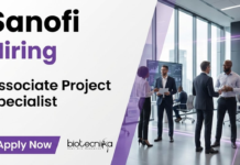 Sanofi is Hiring | Apply Now for Associate Project Specialist Role | Life Science Jobs Apply for Life Science Jobs at Sanofi as an Associate Project Specialist. Build a Career in Life science with Global Exposure & Growth.