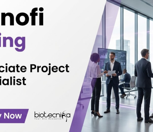 Apply for Life Science Jobs at Sanofi as an Associate Project Specialist. Build a Career in Life science with Global Exposure & Growth.