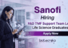 Sanofi Careers hiring for R&D eTMF Job in Hyderabad – Leadership Life Science Job in TMF support.