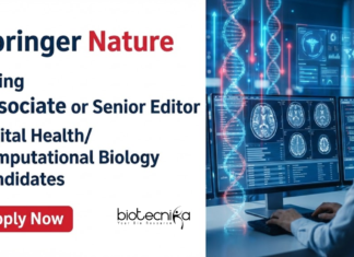 Computational Biology Jobs at Springer Nature – Apply Now Apply for Scientific Editor Jobs at Springer Nature and Explore Computational Biology Jobs with Nature Communications in Pune or Shanghai.