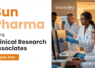 Sun Pharma is Hiring | Apply Now for Clinical Research Associate Jobs Apply for Clinical Research Associate Jobs for Sun Pharma Career. Exciting Biology Jobs with Clinical Trials and Growth Opportunities.