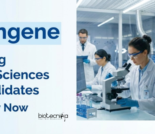 Scientist Jobs at Syngene Career 2026 in Bangalore. Build your Life Science Career in Small Molecule Bioanalytical Research. Apply now.