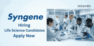 Explore Biotechnology Jobs at Syngene Career Portal. Apply for Principal Scientist Role in Molecular Biology Field.