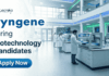 Apply for Biotechnology Jobs at Syngene International: Lead Formulation Development for Biologics & Grow your Pharma R&D Career in Bangalore.