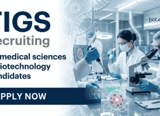 Biotechnology Research Jobs at TIGS | Apply Now for Project Research Scientist Role Apply for Biotechnology Research Jobs at TIGS under ICMR. Project Research Scientist I Role for Life Sciences Graduates.