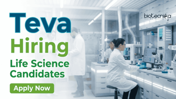 Teva Regulatory Affairs jobs at Teva Career India. Apply for Life Science jobs in Navi Mumbai for Regulatory Affairs Associate Role.