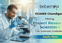 Project Research Scientist Jobs at PGIMER Recruitment | Apply Now for Research Jobs Project Research Scientist Jobs PGIMER recruitment Research Jobs microbiology vacancy Chandigarh