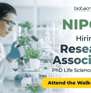 Research Associate Jobs at NIPGR Recruitment 2026 | Life Sciences Attend the Walk-in Research Associate jobs NIPGR recruitment life science research RA II Delhi walk in