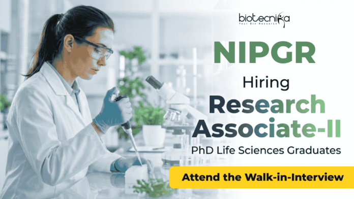 Research Associate jobs NIPGR recruitment life science research RA II Delhi walk in Research Associate jobs NIPGR recruitment life science research RA II Delhi walk in