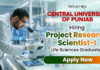 Project Research Scientist Job at CUP Recruitment 2026 | Life Science Research Opportunity Scientist jobs CUP recruitment life science research Project Research Scientist Punjab