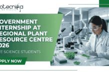 Government Internship at Regional Plant Resource Centre | Life Science Students Apply Now Government internship at Regional Plant Resource Centre for Life Science students 2026