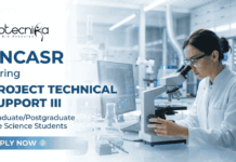 Life Sciences Research Jobs at JNCASR Recruitment | Project Technical Support Opportunity: Apply Now Research jobs at JNCASR recruitment for Life Science jobs Project Technical Support III Bengaluru