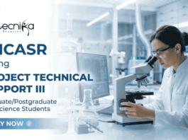 Research jobs at JNCASR recruitment for Life Science jobs Project Technical Support III Bengaluru