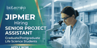 JIPMER recruitment Senior Project Assistant ICMR project jobs research assistant vacancy Puducherry