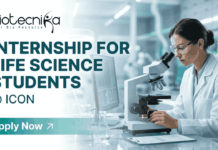 Internship for life science students at ICON careers Chennai office internship