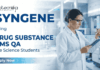 QMS QA jobs at Syngene careers Bangalore life sciences jobs