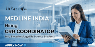 CRR Coordinator jobs Medline India careers life sciences jobs Pune