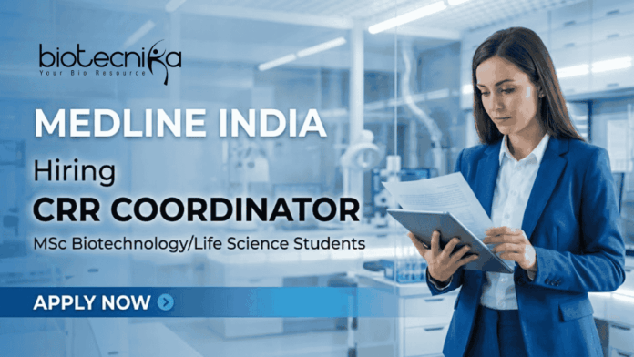 CRR Coordinator jobs Medline India careers life sciences jobs Pune CRR Coordinator jobs Medline India careers life sciences jobs Pune