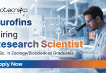 Research Scientist Jobs at Eurofins | Zoology & Biosciences Graduates Apply Now Research scientist jobs at Eurofins Advinus – Zoology careers in Bengaluru, acute toxicology, preclinical studies, GLP compliance