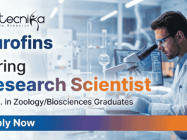 Research Scientist Jobs at Eurofins | Zoology & Biosciences Graduates Apply Now Research scientist jobs at Eurofins Advinus – Zoology careers in Bengaluru, acute toxicology, preclinical studies, GLP compliance