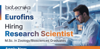 Research Scientist Jobs at Eurofins | Zoology & Biosciences Graduates Apply Now Research scientist jobs at Eurofins Advinus – Zoology careers in Bengaluru, acute toxicology, preclinical studies, GLP compliance