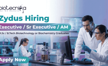 Executive Jobs at Zydus Biologics | Biotechnology & Biochem Apply Now Executive jobs at Zydus Biologics biotechnology jobs biochemistry jobs Ahmedabad