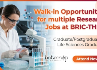 Research Jobs at BRIC-THSTI | THSTI Recruitment for Life Science Jobs Research jobs at BRIC-THSTI under THSTI recruitment for life science jobs