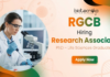 RGCB Recruitment: Research Associate Jobs for Life Sciences, Apply Now Research Associate jobs at RGCB recruitment for life science jobs